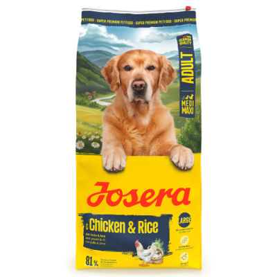 Сухий корм для собак JOSERA  M/М Adult Chicken & Rice (Large Breed)