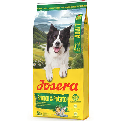 Сухий беззерновий корм для дорослих собак Josera Lachs Kartoffel з лососем і картоплею