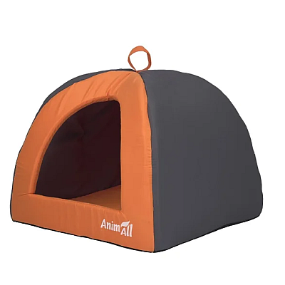 Будинок AnimAll для собак та котів, оранжевий, S