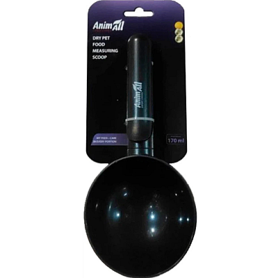 Мірна ложка для сухого корму AnimAll EZ-2003 чорна
