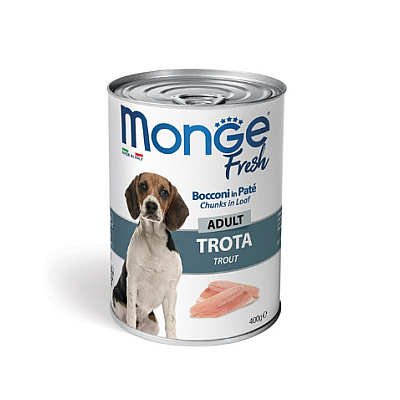 Вологий корм MONGE DOG FRESH консерва з форелью