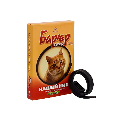 Ошейник от блох и клещей Барьер для кошек
