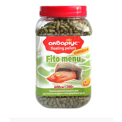 Корм Аквариус, Fito Menu - Floating Pellets