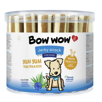 Ласощі для собак “Bow wow” палички з рисом та птицею