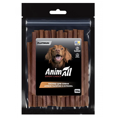 Лакомство для собак AnimAll PLATINUM мясные палочки с курицей