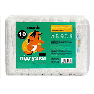 Підгузки Smartis для собак(сук), розмiр L