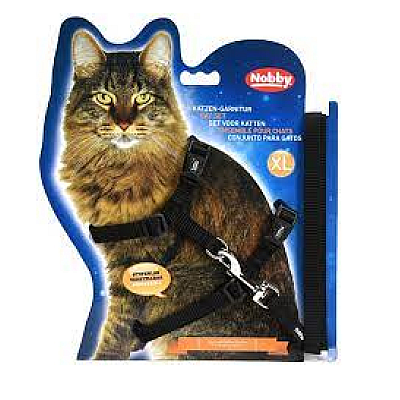 Nobby Шлея + повідець для котів XL