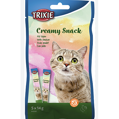 Ласощі Trixie для котів Тріксі "Creamy Snacks" Курка 14г 5шт/упак
