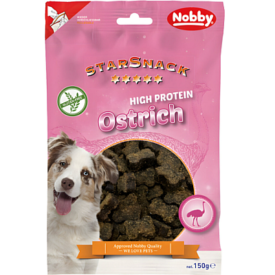 Nobby StarSnack Ласощі для собак Ostrich HP 150гр