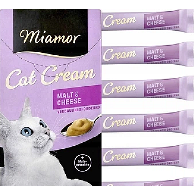 Creme Snack MIAMOR Anti-Hairball зі смаком сиру (фіолетовий)