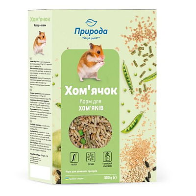 Корм Природа для хом’яків Колор + ензим
