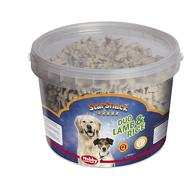 Nobby StarSnack Ласощі для собак Duo Lamb & Rice Ціна за 1кг