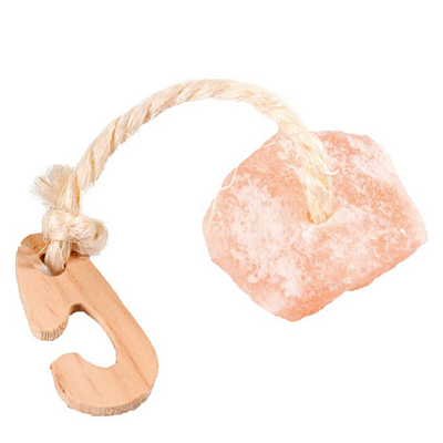 Flamingo Stone Solt Lick Himalaya ФЛАМІНГО ГІМАЛАЇ соляний камінь з мінералами для гризунів 60г