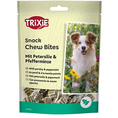 Ласощі Trixie для собак Denta Fun Chew Bites жувальні шматочки з петрушкою та м'ятою
