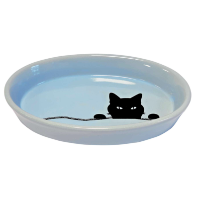 Nobby Миска для котів керамічна овальна WILSON, 17х11х2,5см