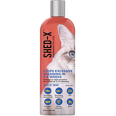 SynergyLabs Shed-X Cat СІНЕРДЖІ ЛАБС ШЕД-ІКС КЕТ добавка для шерсті проти линьки для котів