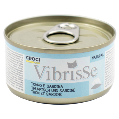 VIBRISSE вологий корм для котів, з тунцем та сардиною
