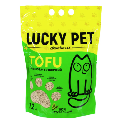 Наповнювач Lucky Pet з тофу для котячого туалету, гіпоалергений