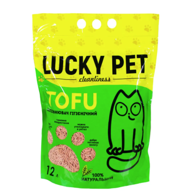   Наповнювач Lucky Pet з тофу для котячого туалету, з ароматом лаванди