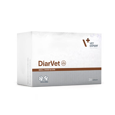 VetExpert DiarVet Small breed&Cats Капсули для малих порід собак та котів проти діареї