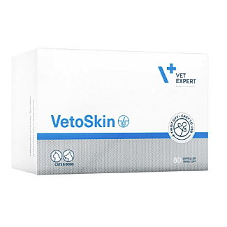 VetExpert VetoSkin (ВетоСкін блістер) для собак та кішок з дерматологічними порушеннями, 60 шт