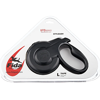 Повідець-рулетка Fida Styleash A-5M Tape чорний 5 м, L