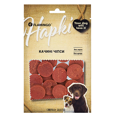 Flamingo Ласощі для собак качині чіпси