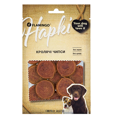 Flamingo Ласощі для собак кролячі чипси