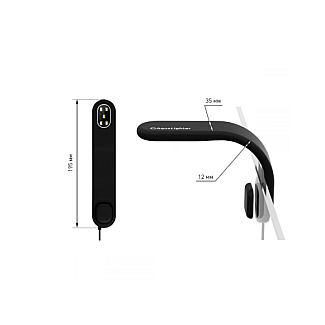 Collar AquaLighter Nano Soft LED Світильник з гнучким корпусом для прісноводних акваріумів, чорний