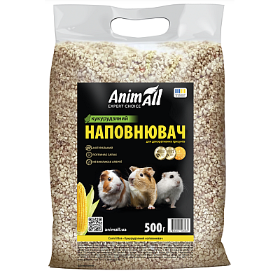 Наповнювач AnimAll кукурудзяний для туалетів тварин, для гризунів
