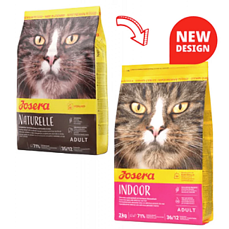 Сухий беззерновий корм  для стерилізованих і малоактивних котів Josera Indoor з птицею , 10 кг