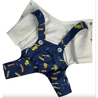 Dogs Bomba Костюм із лямками джинс фарби, А 30-32, В 36-42