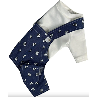 Dogs Bomba Костюм із лямками джинс панди, А 30-32, В 36-42