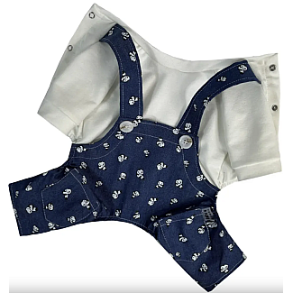 Dogs Bomba Костюм із лямками джинс панди, А 30-32, В 36-42