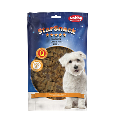 Nobby Starsnack Ласощі для собак Duo Bones ягня+рис