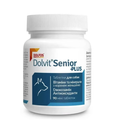 Dolfos Dolvit Senior Plus Mini Вітамінно-мінеральний комплекс для собак похилого віку