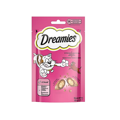 Dreamies Spicy Beef Ласощі для кішок з пікантною яловичиною
