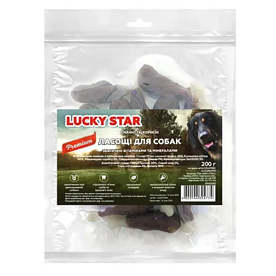 Ласощі для собак Lucky Star М'яка качина гомілка з кальцієвою кісткою 7 см