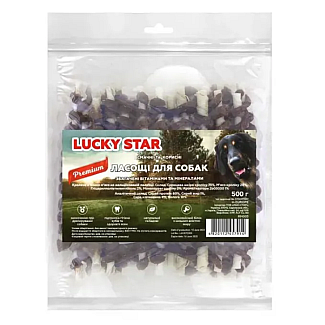 Ласощі для собак Lucky Star Маленькі качині крученики 8.5 см, 200 г