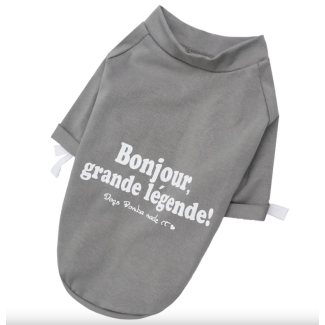 Dogs Bomba Футболка Bonjour графіт, А 32-35, В 49-57