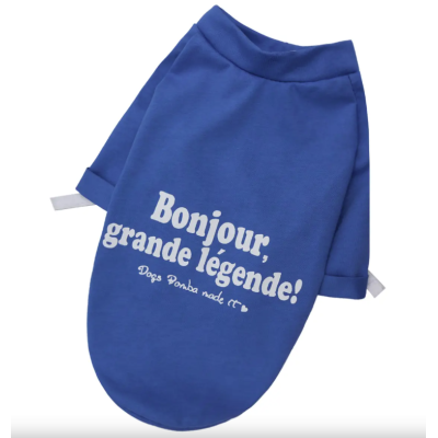 Dogs Bomba Футболка Bonjour синя, А 29-32