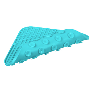 Килимок для злизування WAUDOG Silicone, 190х190х10 мм, блакитний