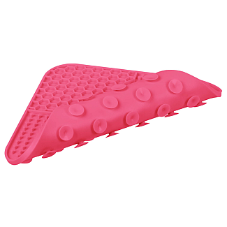 Килимок для злизування WAUDOG Silicone, 190х190х10 мм, рожевий
