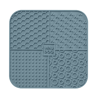 Килимок для злизування WAUDOG Silicone, 190х190х10 мм, сірий