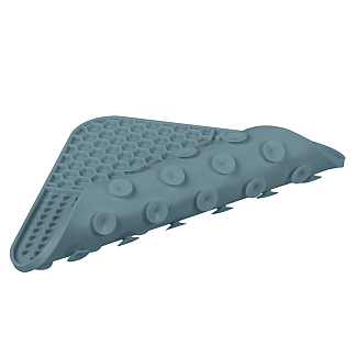 Килимок для злизування WAUDOG Silicone, 190х190х10 мм, сірий