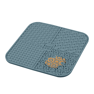 Килимок для злизування WAUDOG Silicone, 190х190х10 мм, сірий