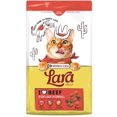 Lara Adult Beef flavour ЛАРА ГОВЯДИНА сухой премиум корм для котов