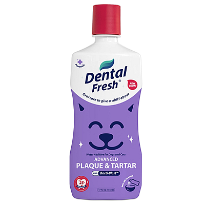SynergyLabs СВЕЖЕСТЬ ЗУБОВ ЭДВАНСЕД (Dental Fresh Advanced) жидкость от зубного налета и запаха из пасти собак и кошек