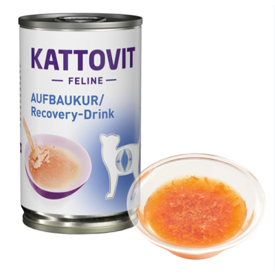 Kattovit Veterinary Recovery КАТТОВІТ РЕКАВЕРІ дієтичний напій для котів у період відновлення, банка