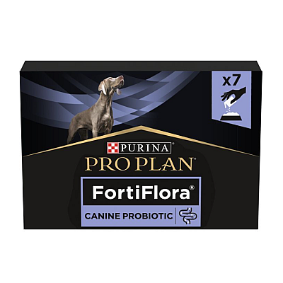 Кормова добавка Purina Pro plan Veterinary Diets FortiFlora з пробіотиком для собак для підтримки балансу мікрофлори та здоров`я кишечника 1 г